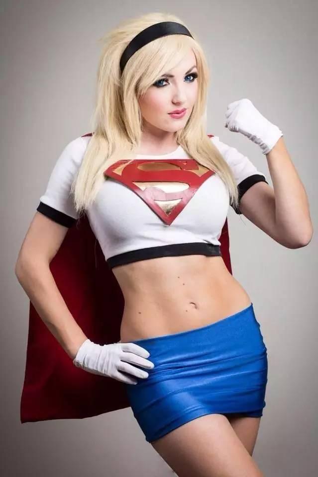 Dark Supergirl Cosplay Costume Halloween Party
